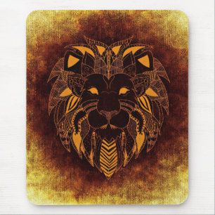 Alfombrilla De Ratón Majestuoso Mousepad de León - Poder y Elegancia