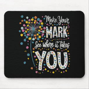 Alfombrilla De Ratón Make Your Mark Happy Dot Day 2024 Dandelion