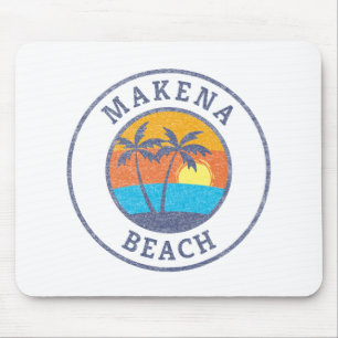 Alfombrilla De Ratón Makena Beach, Maui Faded Classic Style