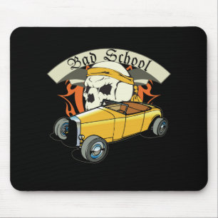 Alfombrilla De Ratón Mala escuela Hotrod