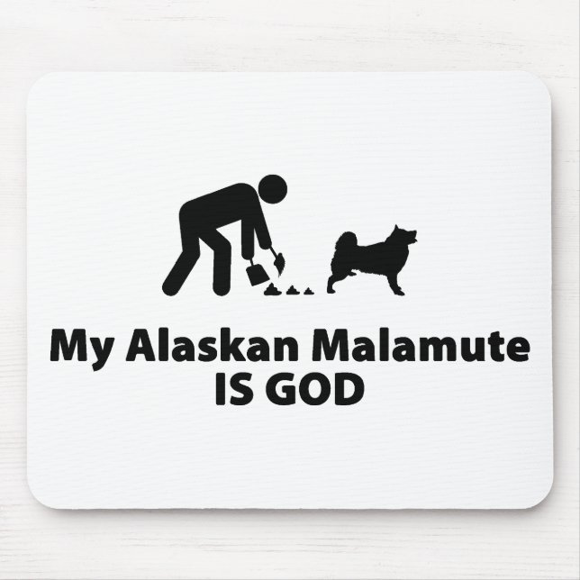 Alfombrilla De Ratón Malamute de Alaska (Frente)