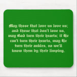 Alfombrilla De Ratón Maldición irlandesa Mousepad<br><div class="desc">Maldición irlandesa Mousepad</div>