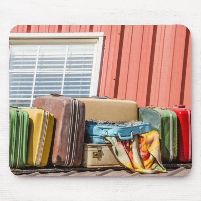 Alfombrilla De Ratón Maletas - Viajes - Colegio - Equipaje (Frente)