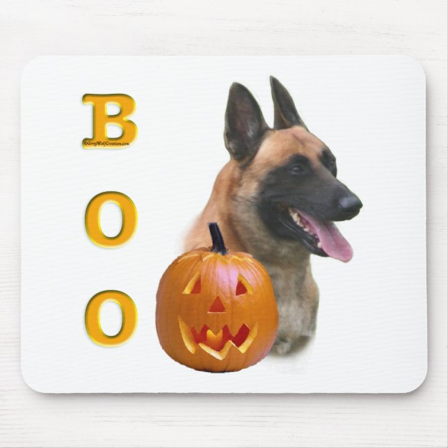 Alfombrilla De Ratón Malinois Boo de Bélgica (Frente)