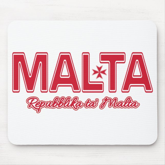 Alfombrilla De Ratón MALTA personalizado mousepad (Frente)