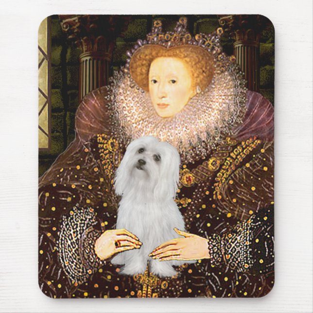 Alfombrilla De Ratón Maltés (SD) - Reina (Frente)