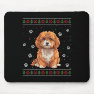 Alfombrilla De Ratón Maltipoo Navidades Sweater Xmas Mascota Animal Dog