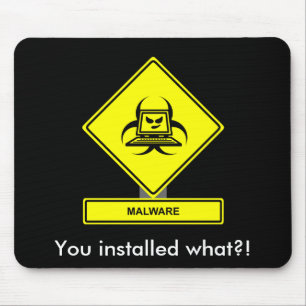 Alfombrilla De Ratón Malware Mousepad