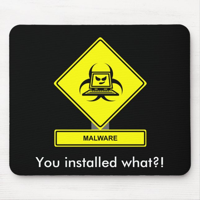 Alfombrilla De Ratón Malware Mousepad (Frente)