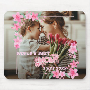 Alfombrilla De Ratón Mamá 1 Día de la Madre moderno y elegante de niñas