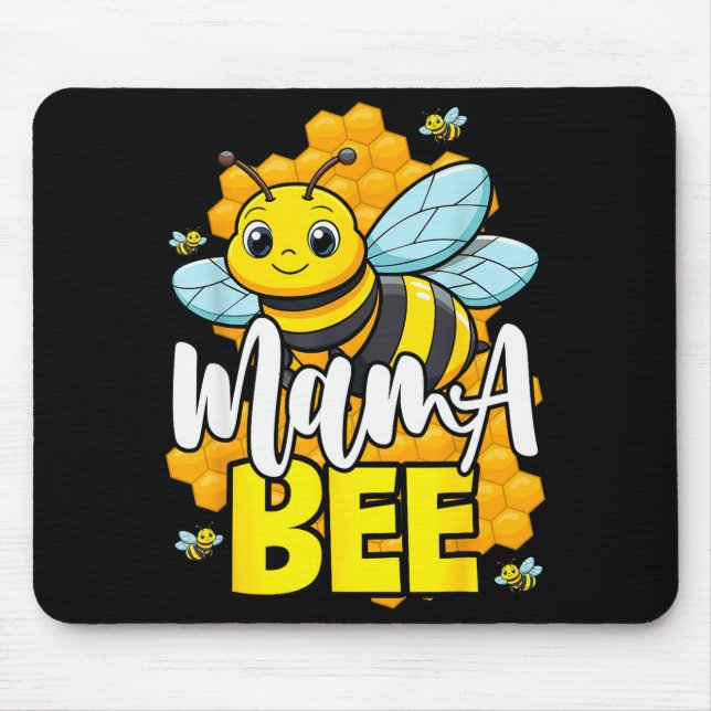 Alfombrilla De Ratón Mama Bee Family Bee First Bee Day Outfits  (Frente)