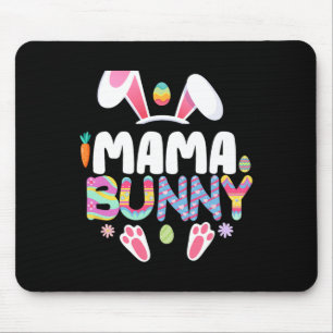 Alfombrilla De Ratón Mama Bunny Family Matando Mujeres Conejitas De Pas