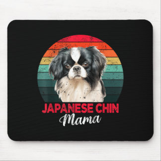 Alfombrilla De Ratón Mamá Chin Japonés Perra Mamá Dueña Divertido Regal