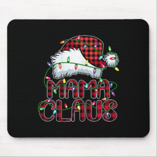 Alfombrilla De Ratón Mama Claus Navidades enciende la coincidencia con 