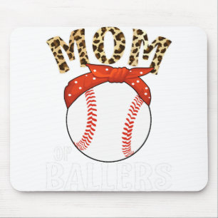 Alfombrilla De Ratón Mamá De Ballers Es Madre De Un Juego De Softbol De