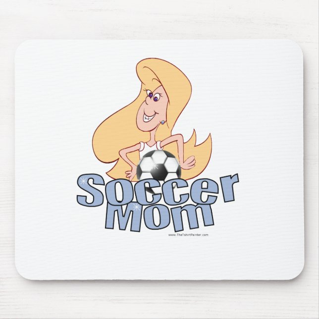 Alfombrilla De Ratón Mamá de fútbol (Frente)