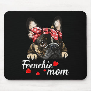Alfombrilla De Ratón Mamá de perro Bulldog francés mamá ama el día de l