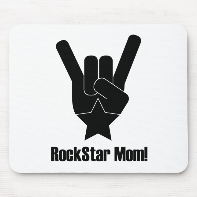 Alfombrilla De Ratón ¡Mamá de RockStar! (Frente)