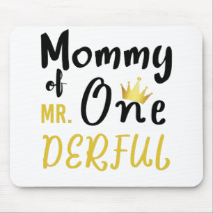 Alfombrilla De Ratón Mamá de Sr. Onederful 1ª Camiseta One-Derful