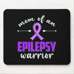 Alfombrilla De Ratón Mamá de un guerrero de epilepsia conciencia sobre