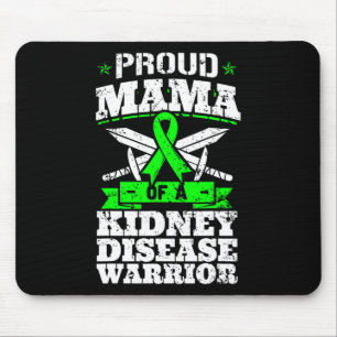 Alfombrilla De Ratón Mamá De Una Enfermedad De Riñón Guerrero Concienci