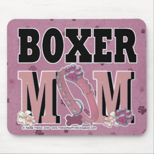 Alfombrilla De Ratón MAMÁ del boxeador
