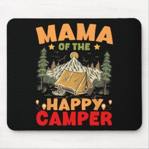Alfombrilla De Ratón Mamá del Feliz Campista Primera Cumpleaños Camping