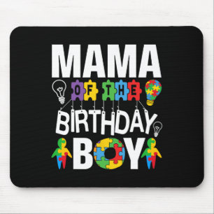 Alfombrilla De Ratón Mamá Del Niño De Cumpleaños Autismo Mamá