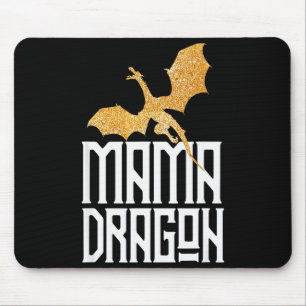 Alfombrilla De Ratón Mama Dragón Navidad Coincidencia Familia Tribu Mam