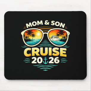Alfombrilla De Ratón Mamá e hijo crucero vacaciones 2026 conjuntos