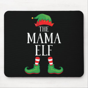 Alfombrilla De Ratón Mama Elf Mating Group Navidad Divertida Familia Na
