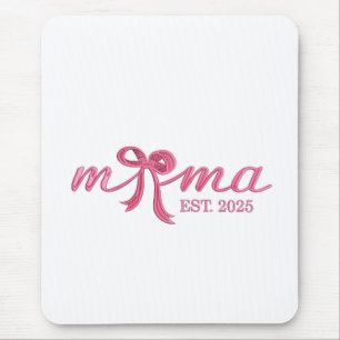 Alfombrilla De Ratón Mama Est 2025 Día De La Madre De La Coqueta De Bow