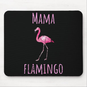 Alfombrilla De Ratón Mamá flamenco verano tropical animal acuarela