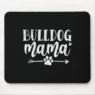 Alfombrilla De Ratón Mama Fun English Bulldog Perro Mamá Madres