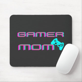 Alfombrilla De Ratón Mamá Gamer Retro Neon