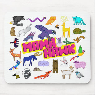 Alfombrilla De Ratón MAMÁ HAWK Mousepad