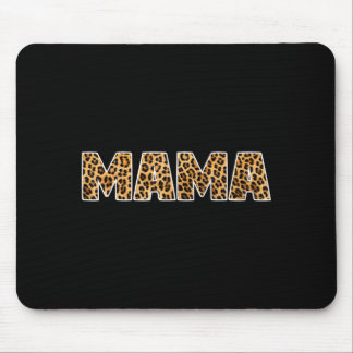 Alfombrilla De Ratón Mama leopardo palabra divertida día de la madre 