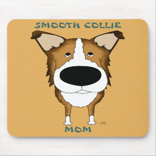 Alfombrilla De Ratón Mamá lisa Mousepad del collie