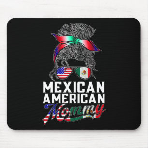 Alfombrilla De Ratón Mamá mexicana norteamericana México USA América me