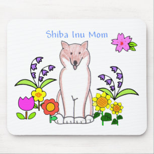 Alfombrilla De Ratón Mamá Mousepad de Shiba Inu