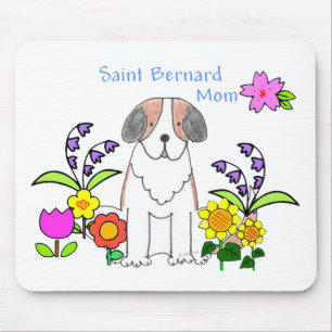 Alfombrilla De Ratón Mamá Mousepad de St Bernard