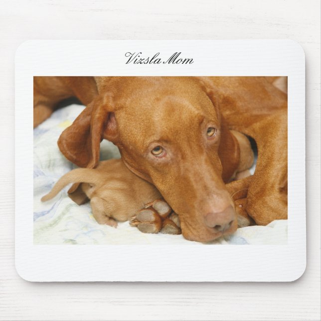 Alfombrilla De Ratón Mamá Mousepad de Vizsla (Frente)