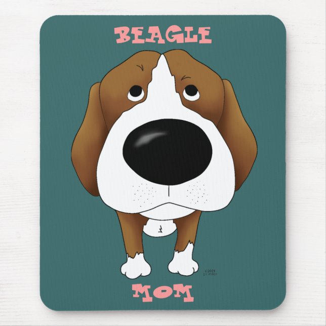 Alfombrilla De Ratón Mamá Mousepad del beagle (Frente)
