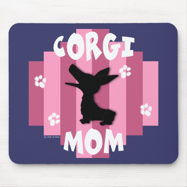 Alfombrilla De Ratón Mamá Mousepad del Corgi (Frente)