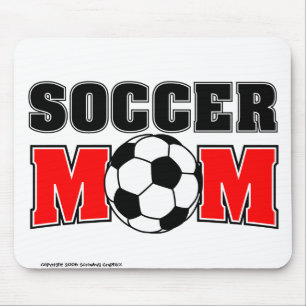 Alfombrilla De Ratón Mamá Mousepad del fútbol