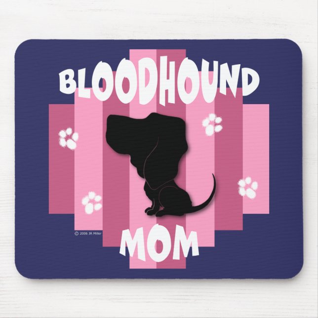 Alfombrilla De Ratón Mamá Mousepad del sabueso (Frente)