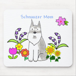 Alfombrilla De Ratón Mamá Mousepad del Schnauzer