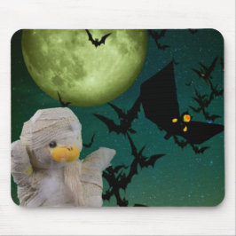 Alfombrilla De Ratón Mamá, Murciélago y Luna Halloween
