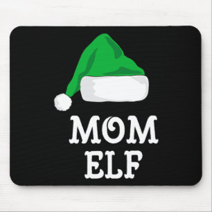 Alfombrilla De Ratón Mamá Navidades Elf Comparten Con Familia Pj Pajama