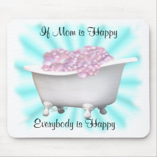 Alfombrilla De Ratón Mamá-personalizar feliz